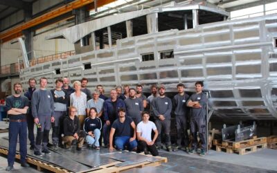 Visite du chantier NORMANDY YACHT SERVICE