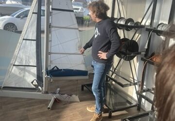 Visite de la voilerie ADONNANTE